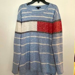 Tommy Hilfiger Logo Shirt Sweater Tunic Medium